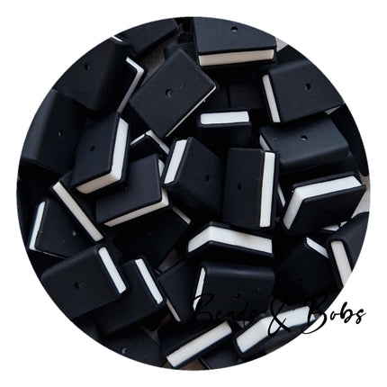 Silicone Book Beads - 5 Colours