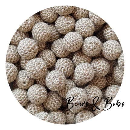 16mm Crochet Wooden Beads - 10 Colours