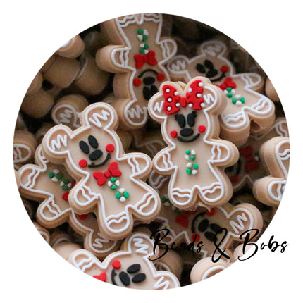 PVC Cookie Mouse Beads Beads - 2 Styles