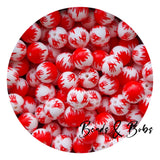 Silicone Halloween Print Beads - 7 Colours