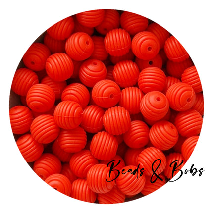 15mm SPIRAL Silicone Beads - 25 Colours