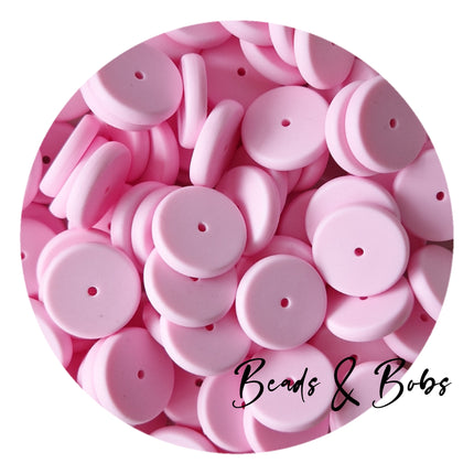 Silicone Disk Beads - 14 Colours