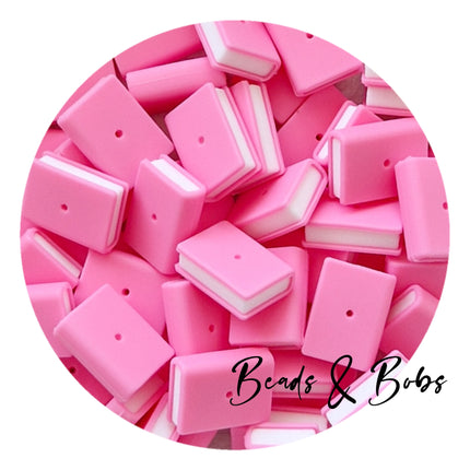 Silicone Book Beads - 5 Colours