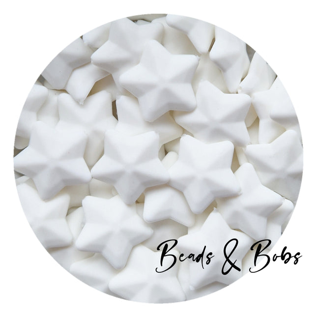 Silicone Chunky Star Beads
