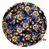 Silicone/PVC Hero Puppy Beads - 4 Styles