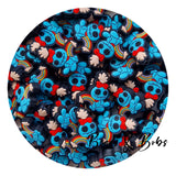 Silicone Blue Guy Beads - 17 Styles