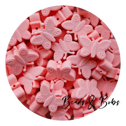 Silicone Butterfly Beads - 7 Colours