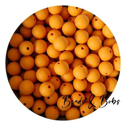 12mm Plain Colour Round Silicone Beads - 57 Colours