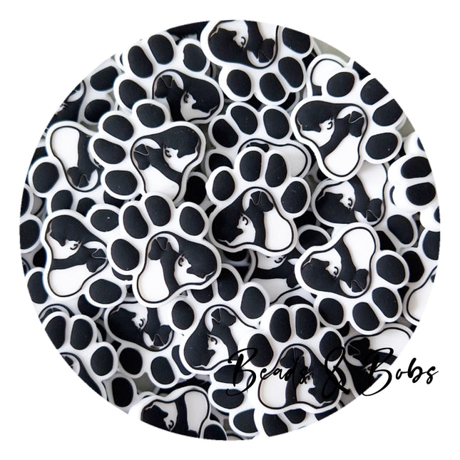 Silicone Cat & Dog Paw Beads