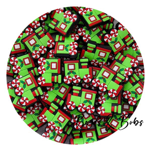 PVC Christmas Train Beads