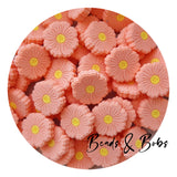 Silicone Fresh Flower Beads - 3 Colours