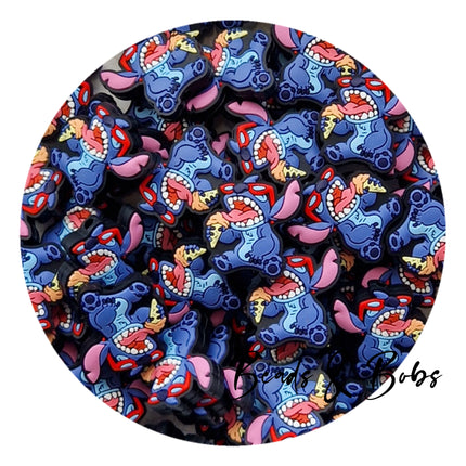 Silicone/PVC Blue Guy Beads - 18 Styles