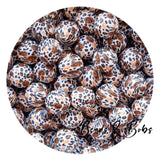 Silicone Halloween Print Beads - 7 Colours