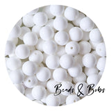15mm Round Shiny Silicone Beads - 6 Colours