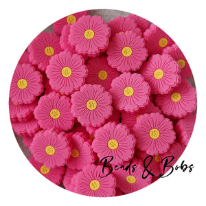 Silicone Fresh Flower Beads - 2 Colours
