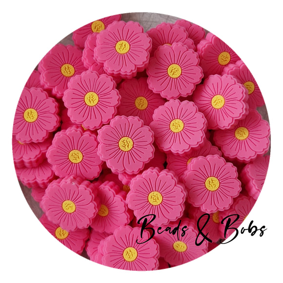 Silicone Fresh Flower Beads - 2 Colours