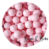 15mm Marble Colour Round Silicone Beads - 8 Colours