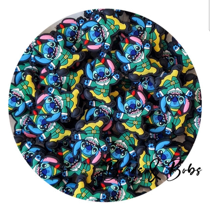 Silicone/PVC Blue Guy Beads - 18 Styles