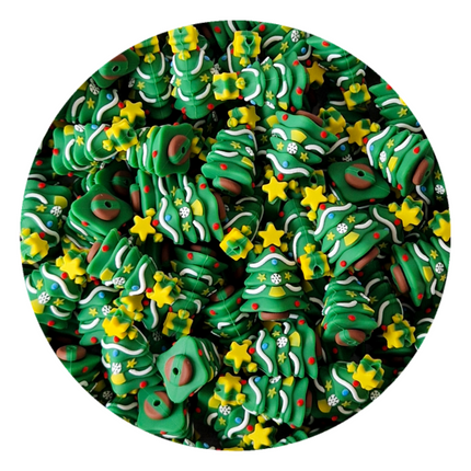 3D Silicone Christmas Beads