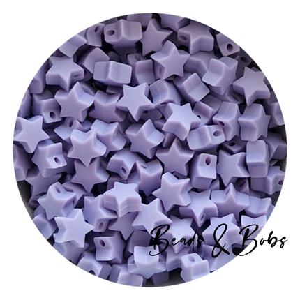 Silicone Mini Star Beads - 14 Colours