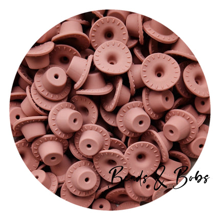 Silicone Cowboy Hat Beads - 2 Colours