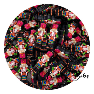 PVC Christmas Drummer Man Beads