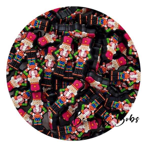PVC Christmas Drummer Man Beads