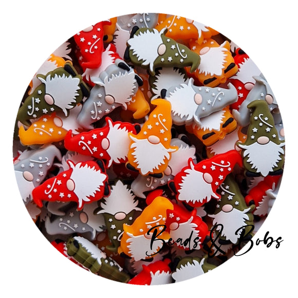 Silicone Magical Gnome Beads - 4 Colours