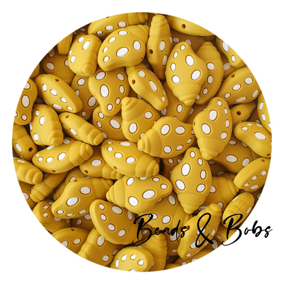 Silicone Sea Snail Beads - 6 Colours