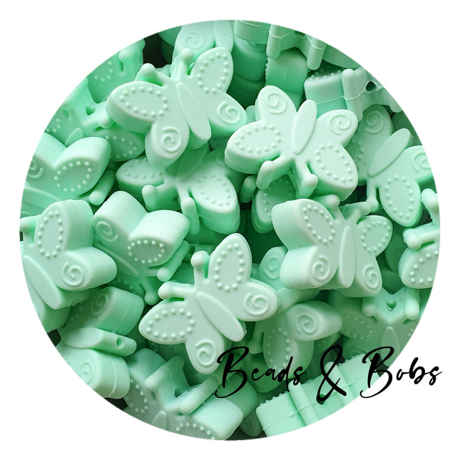 Silicone Butterfly Beads - 7 Colours