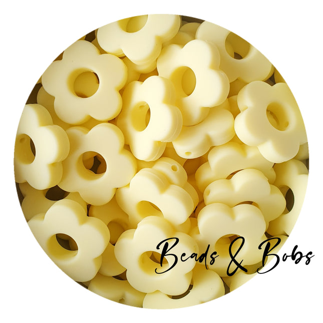 Silicone Flower Beads - 7 Colours