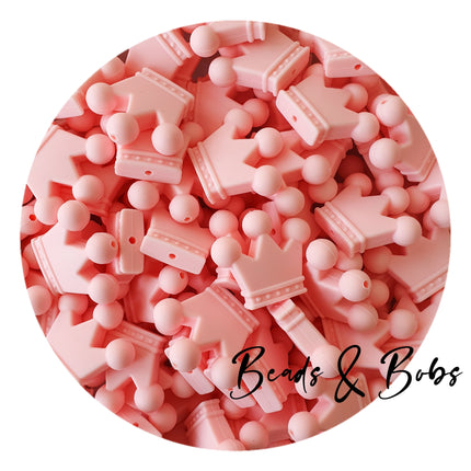 Silicone Crown Beads - 11 Colours