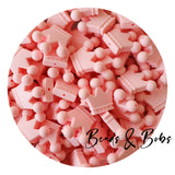 Silicone Crown Beads - 11 Colours