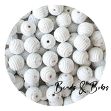 15mm SPIRAL Silicone Beads - 22 Colours