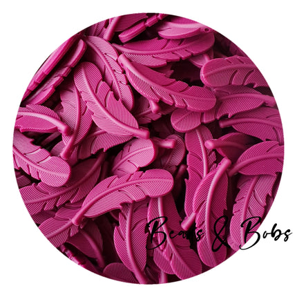 Silicone Feather Beads - 21 Colours