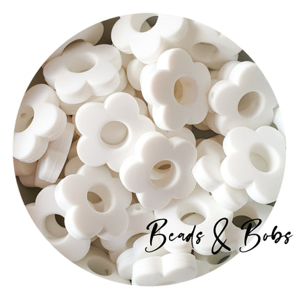 Silicone Flower Beads - 7 Colours