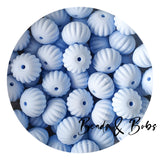 Silicone Scalloped Beads - 8 Colours