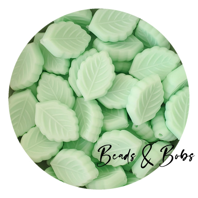 Silicone Birch Leaf Beads - 11 Colours