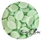 Silicone Birch Leaf Beads - 11 Colours