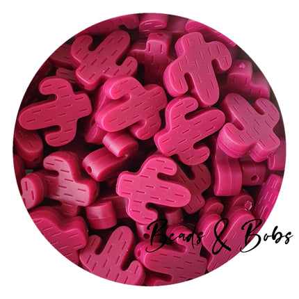 Silicone Cactus Beads - 11 Colours