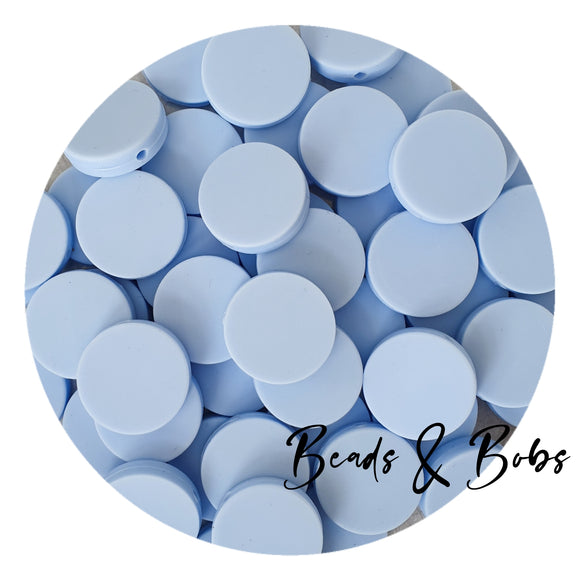 Silicone Coin Beads - 7 Colours