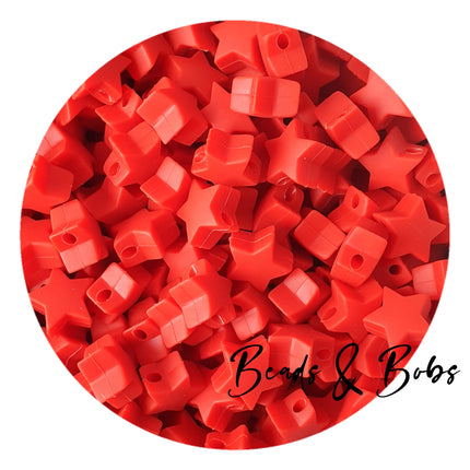 Silicone Mini Star Beads - 14 Colours