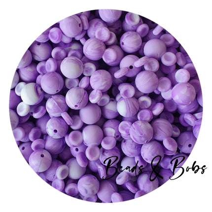 Silicone Mouse Beads - 9 Colours