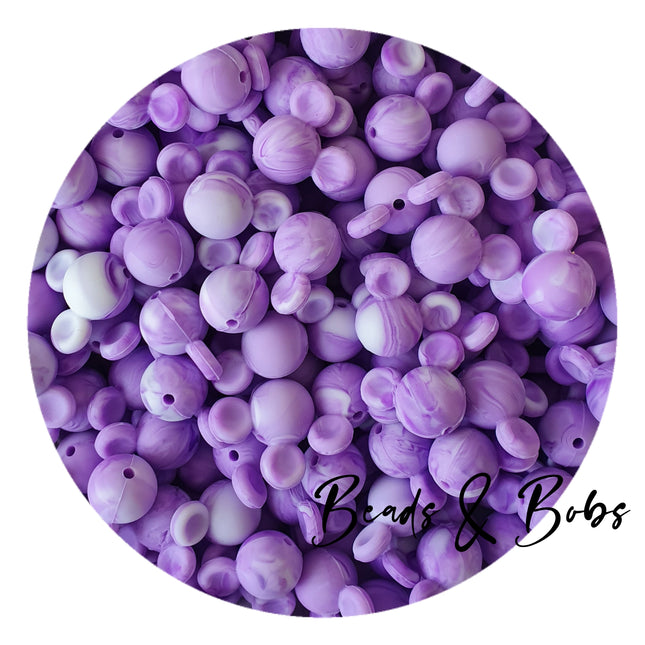 Silicone Mouse Beads - 9 Colours