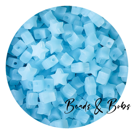 Silicone Mini Star Beads - 14 Colours