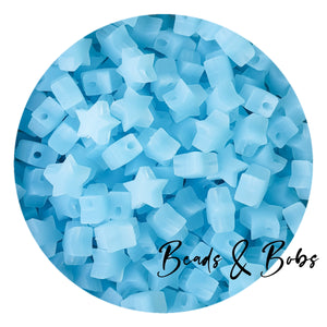 Silicone Small Star Beads - 13 Colours