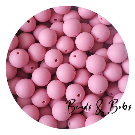 15mm Plain Colour Round Silicone Beads - 100 Colours