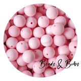 15mm Plain Colour Round Silicone Beads - 98 Colours