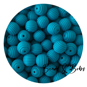 15mm SPIRAL Silicone Beads - 23 Colours