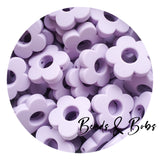 Silicone Flower Beads - 7 Colours